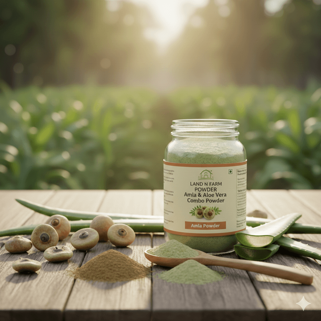 Amla & Aloe Vera Combo Powder